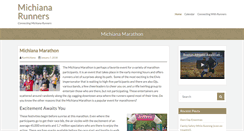 Desktop Screenshot of michianarunners.org