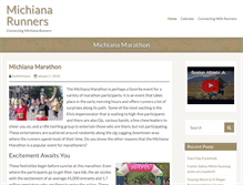 Tablet Screenshot of michianarunners.org